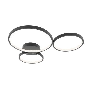 Lustră de tavan Maver SPL-20452-3-BK 3000K|4000K|6000K 3x40W/LED 2100lm IP20 de la Italux