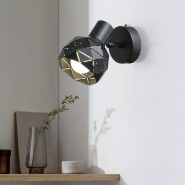 Spot Reus LP-8069/1WS BK 1x40W/E14 IP20 de la Light Prestige