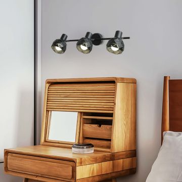 Spot Reus LP-8069/3WS BK 3x40W/E14 IP20 de la Light Prestige