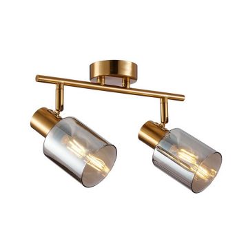 Spot Santia SPL-65342-2-BRO-SG 2x40W/E14 IP20 de la Italux