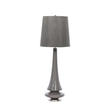 Lampă de masă SPIN SPIN-TL-GREY 1x60W/E27 de la Elstead Lighting