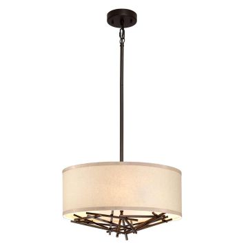 Lampă cu pendul Taiko TAIKO-3P 3x60W/E27 de la Elstead Lighting
