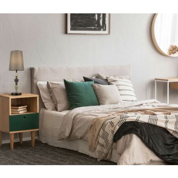 Lampă de masă Nerom TB-22374A-BK 1x60W/E27 IP20 de la Italux