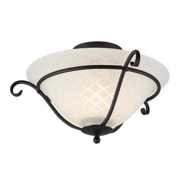 Lustră de tavan TORCHIERE TCH-F-BLACK 1x60W/E27 de la Elstead Lighting