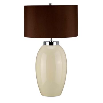 Lampă de masă VICTOR VICTOR-LRG-TL-CR 1x60W/E27 de la Elstead Lighting