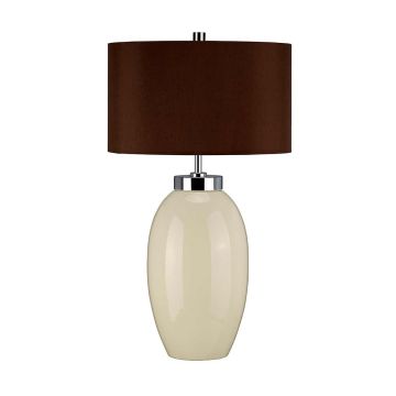 Lampă de masă VICTOR VICTOR-SM-TL-CR 1x60W/E27 de la Elstead Lighting