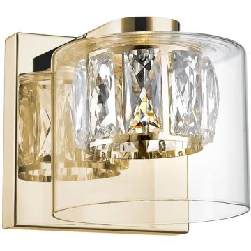 Aplique de perete GEM W0389-01A-F7AC 3000K 1x5W/LED 450LM de la Zuma Line