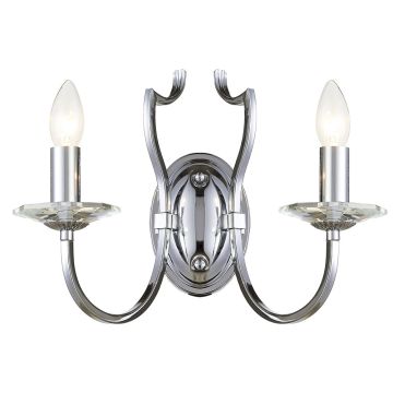 Aplique de perete RIGA W02779CH 2x40W/E14 de la Cosmolight