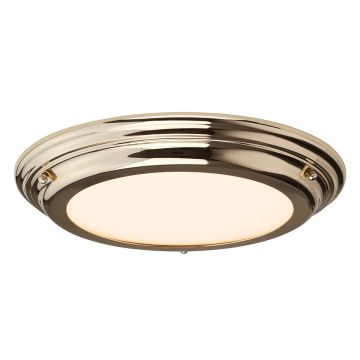 Lustră de tavan WELLAND WELLAND-F-PB 1x25W/LED 2250LM IP44 de la Elstead Lighting