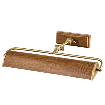 Lampă pentru tablou Winchfield WINCHFIELD-PLM-AB-OAK 2x40W/E14 IP20 de la Elstead Lighting