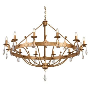 Candelabru WINDSOR WINDSOR12-GOLD 12x60W/E14 de la Elstead Lighting
