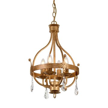 Candelabru WINDSOR WINDSOR4-GOLD 4x60W/E14 de la Elstead Lighting