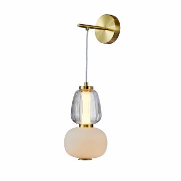 Aplique de perete Eris WL-98374-18W-GD 3000K 1x18W/LED 2235lm IP20 de la Italux
