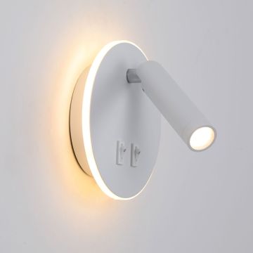 Aplique de perete Furla WL-53742-1-WH 3000K 2x8W/LED 516lm IP20 de la Italux