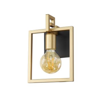 Aplique de perete PRIMERO WL-44003-1-BK-GD 1x60W/E27 IP20 de la Italux