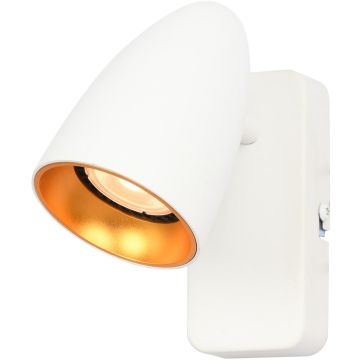 Aplique de perete Tino WL-36748-1-WH-GD 1x10W/GU10 IP20 de la Italux