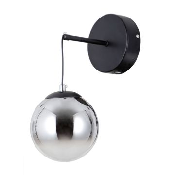 Aplique de perete Velada WL-34381-1-BK 3000K 1x5W/LED 203lm IP20 de la Italux