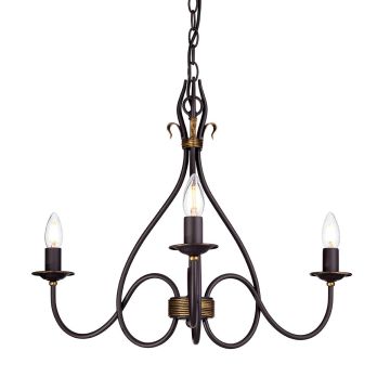 Candelabru WINDEMERE WM3 3x60W/E14 de la Elstead Lighting