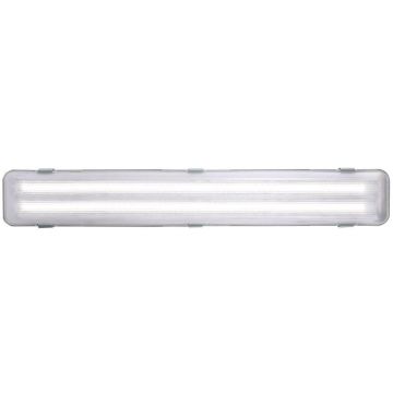Corp de iluminat montat pe suprafață etanș WORKS 27586101 4000K 2x9W/G13 IP65 de la Nordlux
