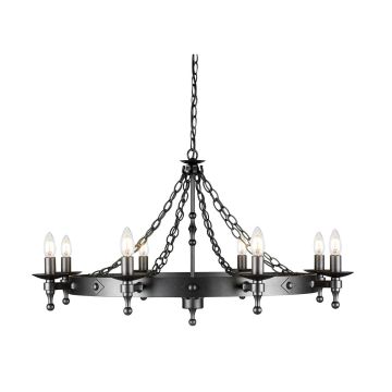 Candelabru WARWICK WR8-GRAPHITE 8x60W/E14 de la Elstead Lighting