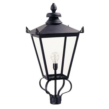 Corp de iluminat pentru felinar WILMSLOW WSLL1-BLACK 1x200W/E27 IP23 de la Elstead Lighting