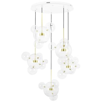 Lampă cu pendul CAPRI DISC XCP9148-5A 3000K 10x7W/LED IP20 de la King Home