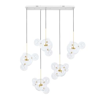 Lampă cu pendul CAPRI LINE XCP9148-5B 3000K 10x7W/LED IP20 de la King Home