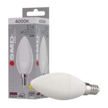 Bec HOMEline ZAR0083SLL 4000K 1x3,4W/E14 470lm IP20 de la SMD LED