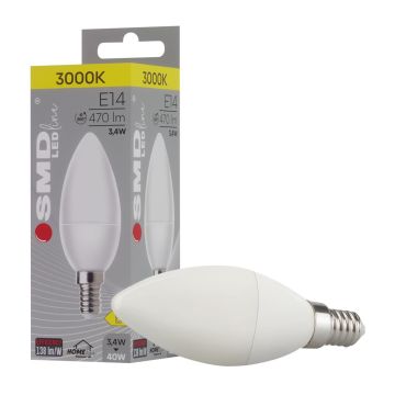 Bec HOMEline ZAR0168SLL 3000K 1x3,4W/E14 470lm IP20 de la SMD LED