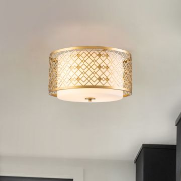 Lustră de tavan Ziggy ZIGGY-F-M-LG 2x60 W/E27 de la Elstead Lighting