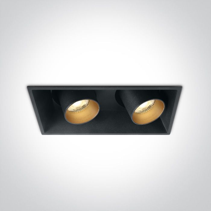 The Recessed Cylinders-51211C/B/W-One LIght-245655