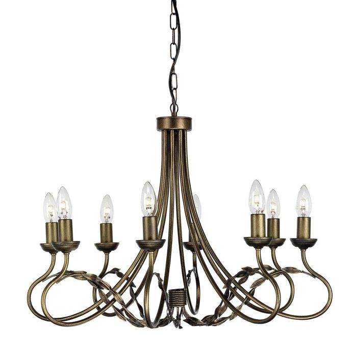 OLIVIA-OV8-BLK-GOLD-Elstead Lighting-100054
